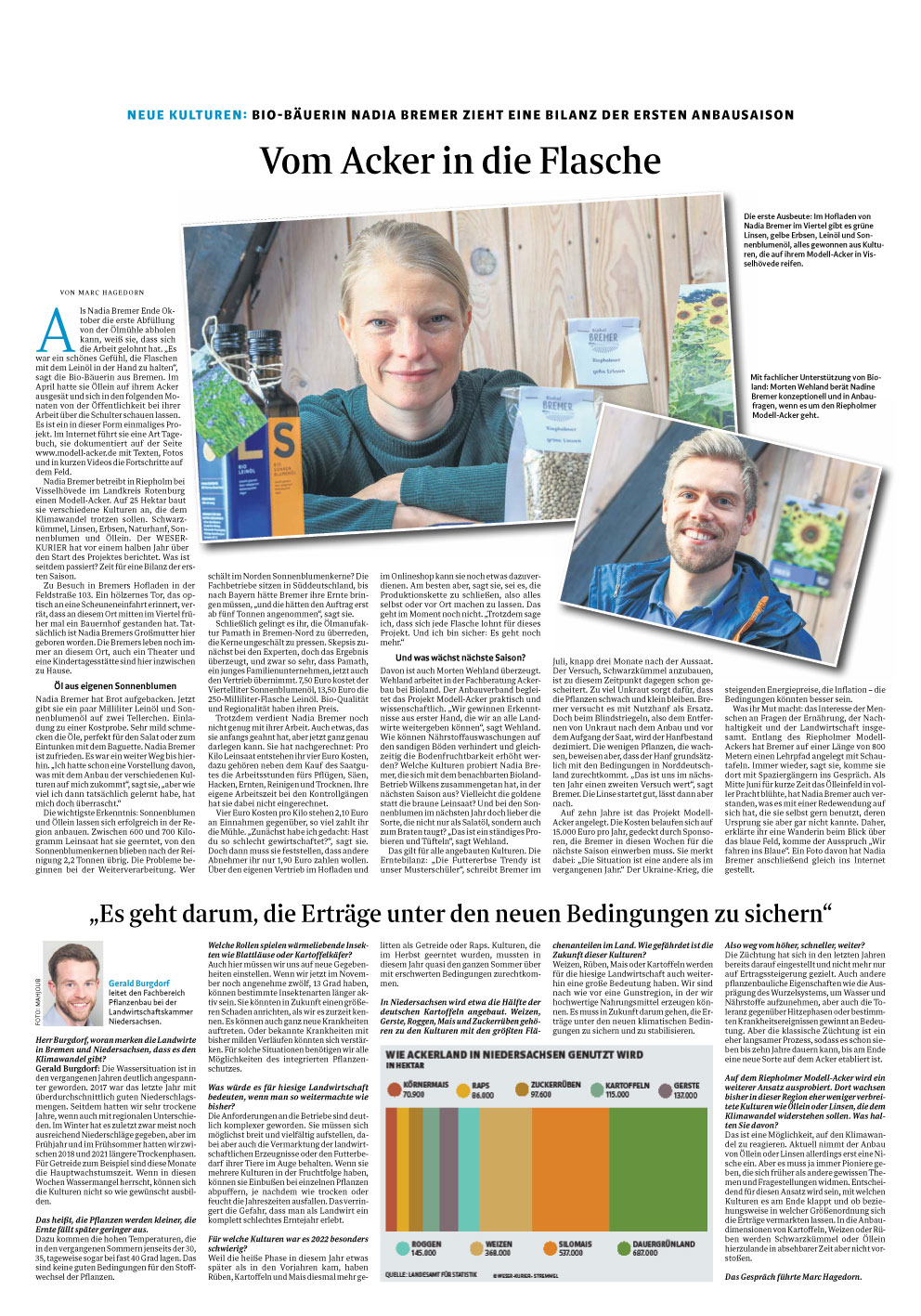 Toller Artikel im Weser Kurier!