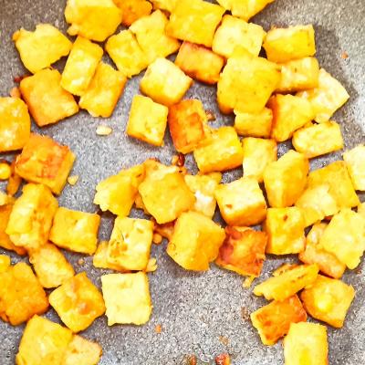 Tempeh in der Pfanne